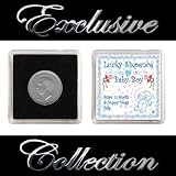 from The Traditional Gift Company LUCKY SIXPENCE GIFT FOR NEW BABY BOY