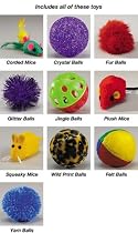 Zanies Kitty Playstation Cat Toys-Set of 20