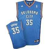 Kevin Durrant #35 Blue Oklahoma City Thunder Adidas Swingman All Stitched Replica Jersey - XX-LARGE