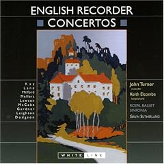 English Recorder Concertos (Sutherland, Turner)