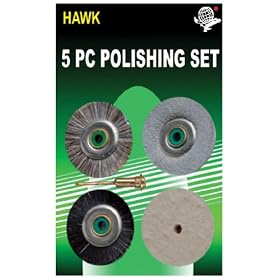 5PC POLISHING SET-BUFF WHEELS:TJ-98304
