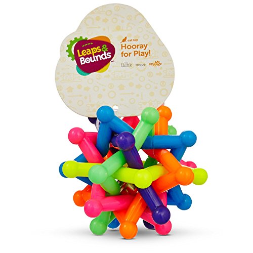 Leaps & Bounds Crazy Ball Cat Toy, 3" Diameter