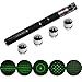 QQ-Tech® 5mW 5in1 High Power Green Laser Pointer Pen with 5 Star Constellation Projection Caps 5 Patterns of Stage light Infinite Pleasures