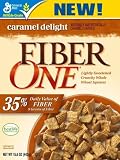Fiber One Cereals - Caramel Delight, 15.6-Ounce Boxes (Pack of 4)