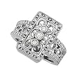 14K White Gold Diamond Ring - 0.37 Ct.