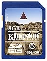 Kingston 8GB SDHC Class 6 Flash Card SD6/8GB