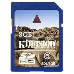 Kingston SD (SDHC) Secure Digital 8GB Class 6