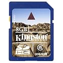 Kingston 8GB SDHC Class 6 Flash Card