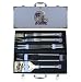 Kansas State Wildcats NCAA 8pc. BBQ Set w/Case