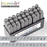 ImpressArt, Royal Crest Monogram Stamping Set, Metal Alphabet Letter Stamps, 6mm