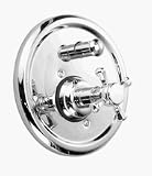 Jado - 818 Series 3/4 In Cross Wall Valve - Diamond (PVD) Finish