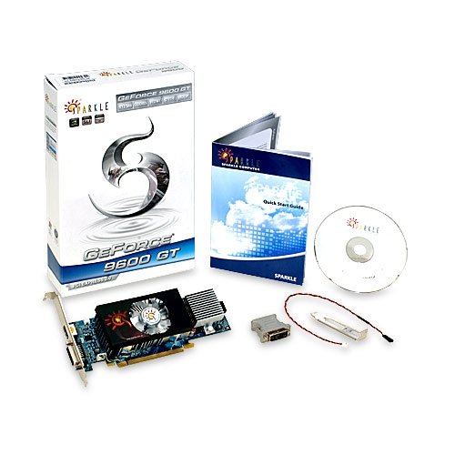 Sparkle SX96GT512D3L-NM GeForce 9600 GT 512MB GDDR3 PCI-Express 2.0 256-bit DVI HDCP HDMI Low Profie Graphics Card