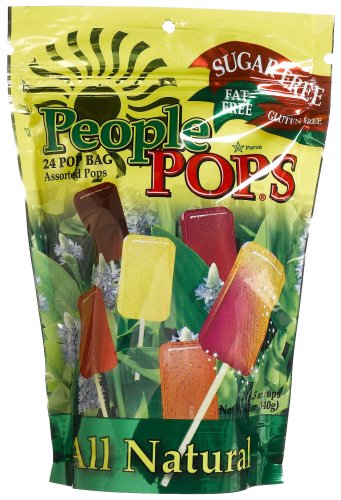 People Pops Assorted Flavors, 13.2-Ounce, 24-Count Bags (Pack of 3)