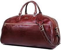Floto Collection Sport Duffle in Vecchio Brown Italian Calfskin Leather
