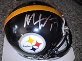 MIKE WALLACE SIGNED AUTOGRAPHED PITTSBURGH STEELERS MINI HELMET COA + HOLOGRAM