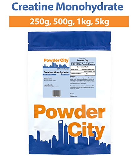 Powder City Micronized Creatine Monohydrate Powder (250 Grams) Powder City Micronized Creatine Monohydrate Powder (250 Grams)