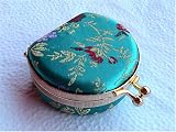 Jewelry Case Asian Style Turquoise