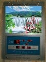 3D Stereoscopic Mt. Fuji Moving Picture Clock calendar - with sound, date, time, and temperature readings