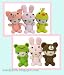 Little Babies with cute Animal caps - Amigurumi Crochet Pattern