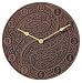 Paisley Clock: Paisley Clock - Rust Patina - Free Shipping