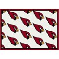 Arizona Cardinals All-Over Logo Rug