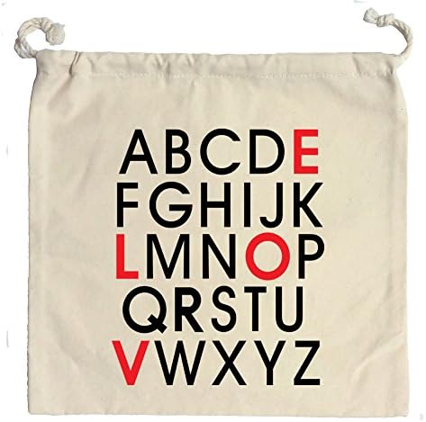 Alphabet printed, Big grap pouch bag(w-30cm), cosmetics string pouch, LOGO possible