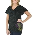 Mossimo&reg; Black Plus Flutter Sleeve Tee - Black