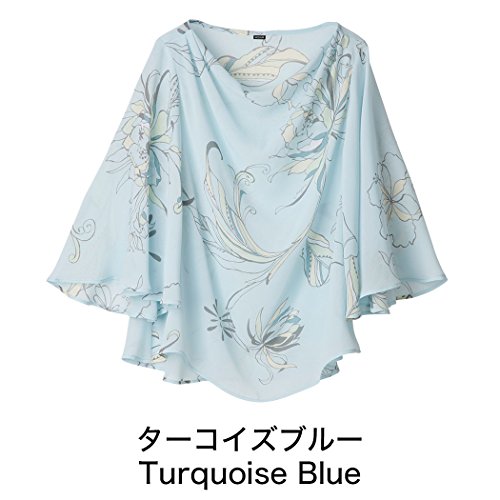 かりゆしウェア レディース (沖縄版アロハシャツ) チュニック フローラルウェーブ