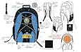 NBA Sports Large Backpack - Denver Nuggets
