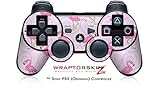 Sony PS3 Controller Skin Flamingos on Pink