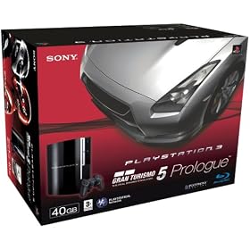 Sony PlayStation 3 Console (40GB) with Gran Turismo 5 Prologue (PS3)