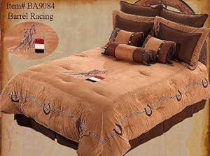 Western Bedding Barrel Racing 7 Piece Queen