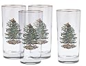 Spode Christmas Tree Highball Glasses, Set of 4