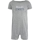 Dallas Cowboys Newborn Ash Practice Romper