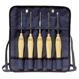 Fisch TC90-150 5-Piece Detail Turning Tools