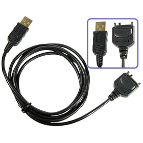 Eforcity USB Charging Cable for Motorola ROKR E1 / E815 / V265 / V266 / V276 / V300 / V330 / V400 / V500 / V505 / V525 / V540 / V547 / V551 / V555 / V557 / V600 / V710 / V810 / T720 / T720i / T722 / T722i / T725 / V60 / V60t / V60c / V60g / V60i / V66 / V70 / V120 / V120c / V120t / V120x / V120e and C343 / Timeport 270 / 270c / 280 / 280g