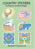 Country Stickers: 24 Pressure-Sensitive Designs (Pocket-Size Sticker Collections)