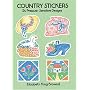 Country Stickers: 24 Pressure-Sensitive Designs (Pocket-Size Sticker Collections)