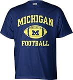 Michigan Wolverines Perennial Football T-Shirt