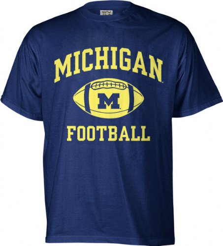 Michigan Wolverines Perennial Football T-Shirt