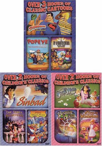 Cover image : Over 2 Hours Of Classic Cartoons , Over 2 Hours Of Classic Cartoons (3 Pack)