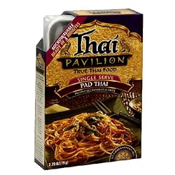 Thai Pavilion Single Serve Microwavable Pad Thai, 2.79-Ounce Boxes (Pack of 6)