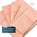Elegant Designer Bed Sheets Set 6 pc - Silky Soft High Quality Patterned 1800 Brushed Microfiber Bedding - 4 Pillowcases, Extra Deep Pocket Fitted and Flat Sheet - by Cosy House (Peach - Wavy, King)