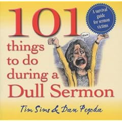 101 Things to Do During a Dull Sermon