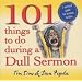 101 Things to Do During a Dull Sermon