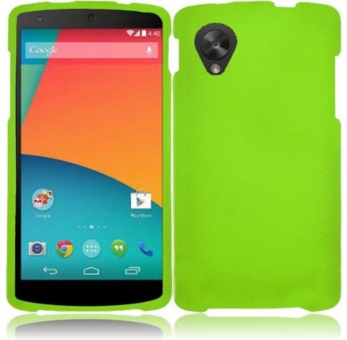 Minnesota Computers Nexus 5 Snap on Case Back Cover Works with Google Nexus 5 LG-D820 (Green)