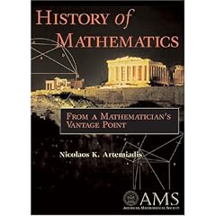 History of Mathematics: From a Mathematician's Vantage Point