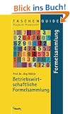 Betriebswirtschaftliche Formelsammlung