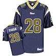 Marshall Faulk #28 St. Louis Rams Youth NFL Replica Player Jersey (Navy Blue) Marshall Faulk #28 St. Louis Rams Youth NFL Replica Player Jersey (Navy Blue)
