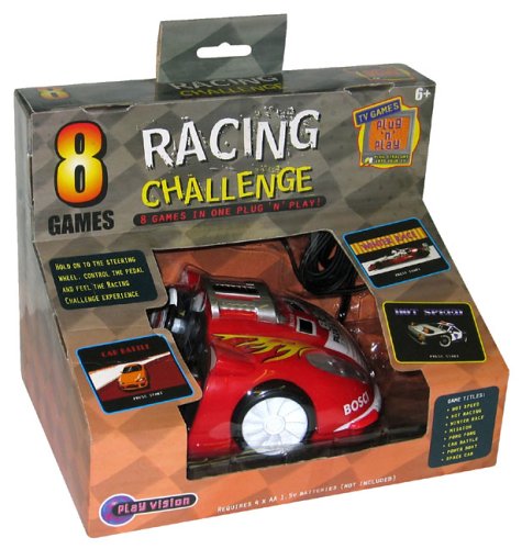 Childrens Toyshop  Video Games : Racing Challenge - 8 Games In 1 (Plug n Play TV Games)